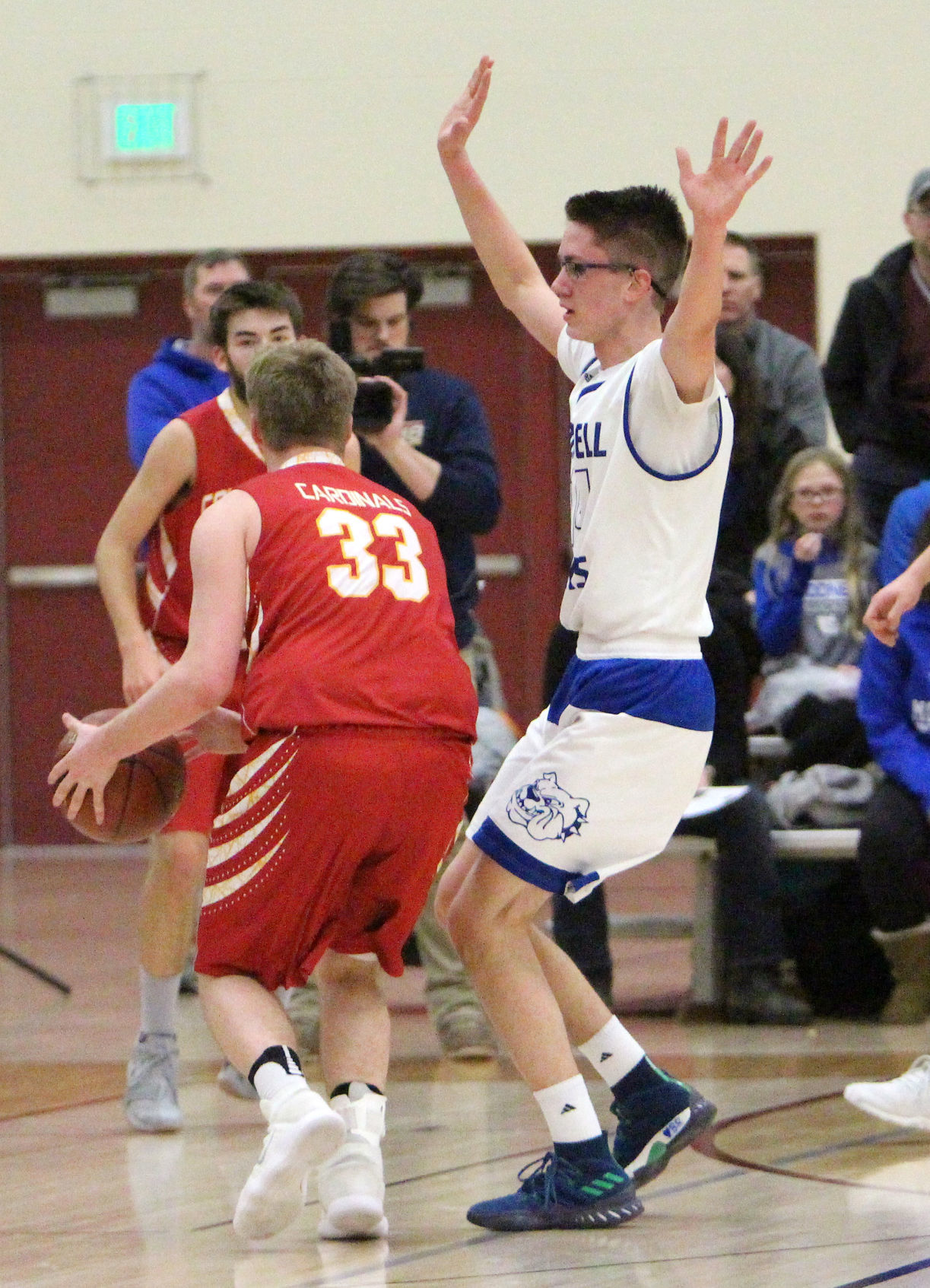 McDonell boys basketball vs South Shore at Spooner 3-10-18